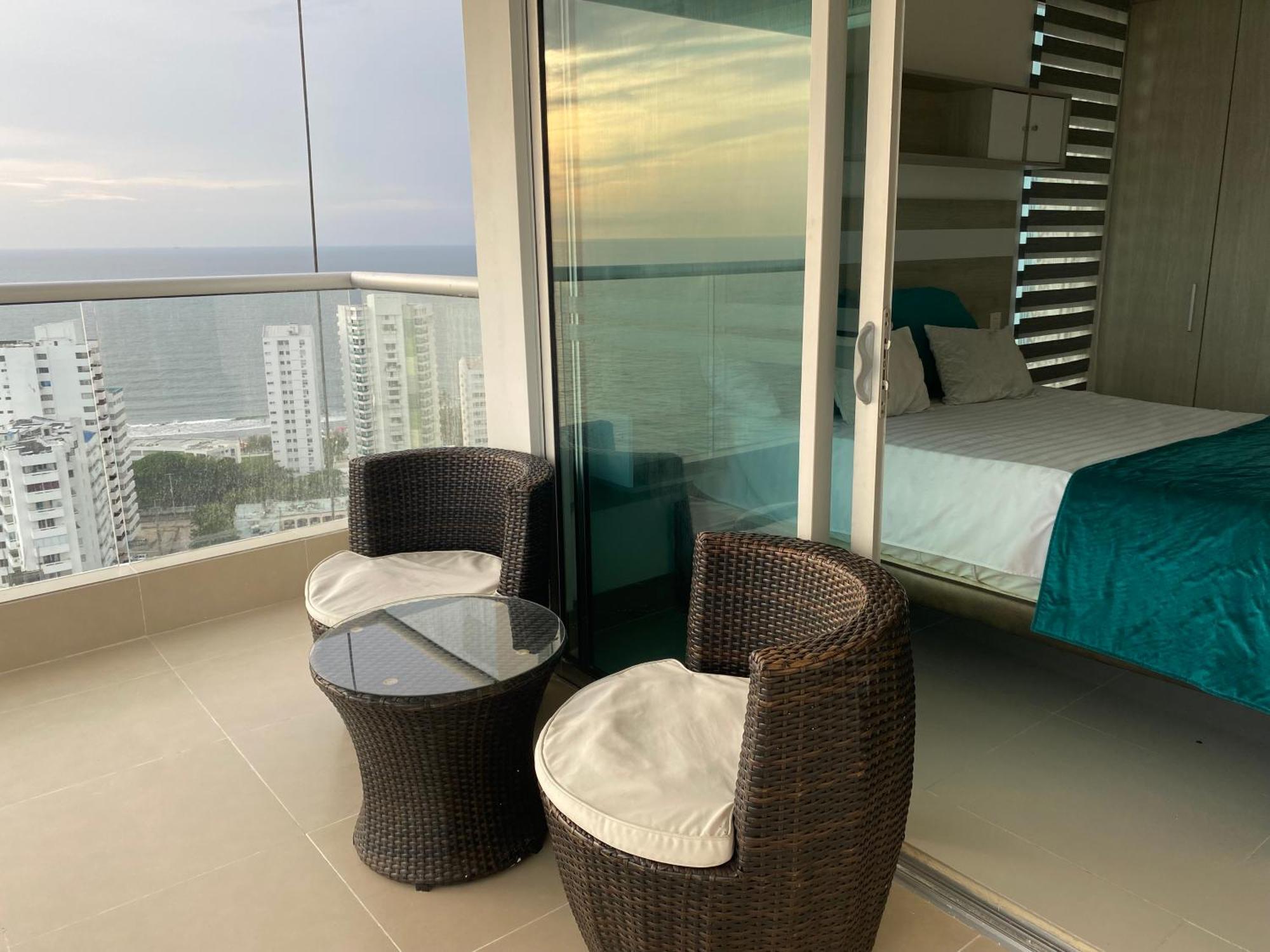 Apartamento En Cartagena Con Vista Al Mar 外观 照片